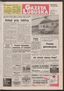 Gazeta Lubuska R. XLV [właśc. XLVI], nr 93 (21 kwietnia 1997). - Wyd. 1