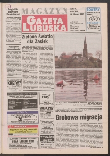 Gazeta Lubuska : magazyn R. XLV [właśc. XLVI], nr 108 (11/12 maja 1997). - Wyd. 1