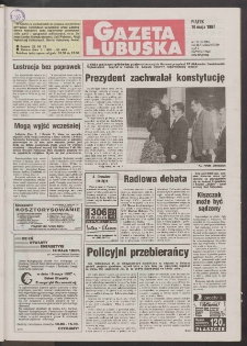 Gazeta Lubuska R. XLV [właśc. XLVI], nr 113 (16 maja 1997). - Wyd. 1