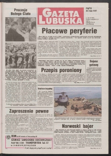 Gazeta Lubuska R. XLV [właśc. XLVI], nr 124 (30 maja 1997). - Wyd. 1