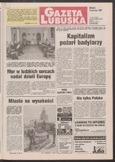 Gazeta Lubuska R. XLV [właśc. XLVI], nr 128 (4 czerwca 1997). - Wyd. 1