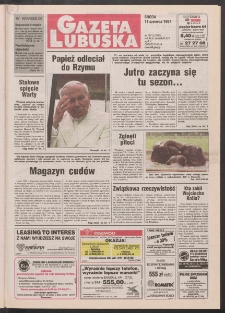Gazeta Lubuska R. XLV [właśc. XLVI], nr 134 (11 czerwca 1997). - Wyd. 1