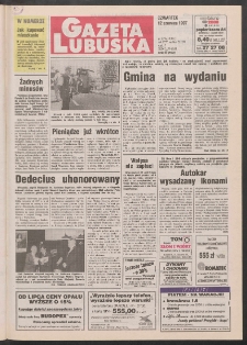 Gazeta Lubuska R. XLV [właśc. XLVI], nr 135 (12 czerwca 1997). - Wyd. 1