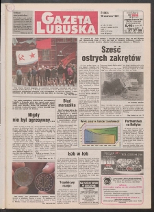 Gazeta Lubuska R. XLV [właśc. XLVI], nr 140 (18 czerwca 1997). - Wyd. 1