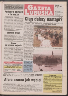 Gazeta Lubuska R. XLV [właśc. XLVI], nr 166 (18 lipca 1997). - Wyd. 1