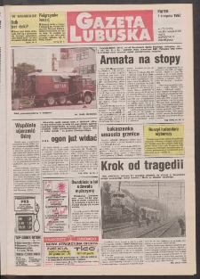 Gazeta Lubuska R. XLV [właśc. XLVI], nr 178 (1 sierpnia 1997). - Wyd. 1
