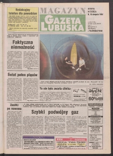 Gazeta Lubuska : magazyn R. XLV [właśc. XLVI], nr 185 (9/10 sierpnia 1997). - Wyd. 1