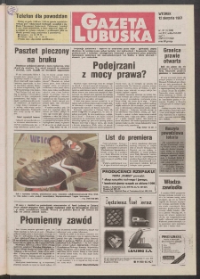 Gazeta Lubuska R. XLV [właśc. XLVI], nr 187 (12 sierpnia 1997). - Wyd. 1