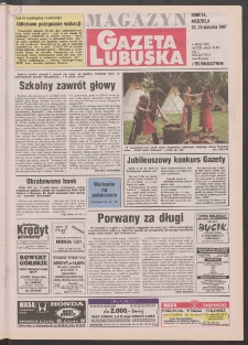 Gazeta Lubuska : magazyn R. XLV [właśc. XLVI], nr 196 (23/24 sierpnia 1997). - Wyd. 1