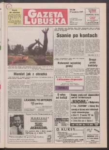 Gazeta Lubuska R. XLVI, nr 217 (17 września 1997). - Wyd. 1