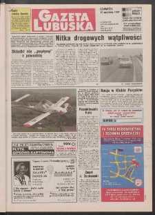 Gazeta Lubuska R. XLVI, nr 218 (18 września 1997). - Wyd. 1