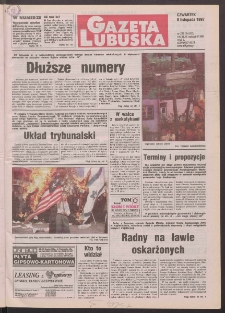 Gazeta Lubuska R. XLVI, nr 259 (6 listopada 1997). - Wyd. 1
