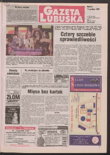 Gazeta Lubuska R. XLVI, nr 289 (12 grudnia 1997). - Wyd. 1