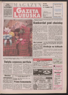 Gazeta Lubuska : magazyn R. XLVI, nr 290 (13/14 grudnia 1997). - Wyd. 1