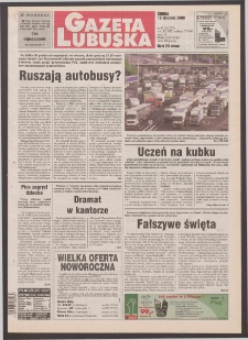 Gazeta Lubuska R. XLVIII [właśc. XLIX], nr 9 (12 stycznia 2000). - Wyd. A