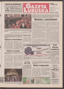 Gazeta Lubuska R. XLVIII [właśc. XLIX], nr 14 (18 stycznia 2000). - Wyd. A