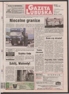 Gazeta Lubuska R. XLVIII [właśc. XLIX], nr 38 (15 lutego 2000). - Wyd. A