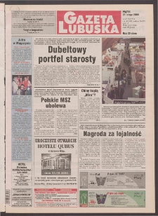 Gazeta Lubuska R. XLVIII [właśc. XLIX], nr 47 (25 lutego 2000). - Wyd. A