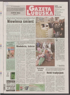 Gazeta Lubuska R. XLVIII [właśc. XLIX], nr 69 (22 marca 2000). - Wyd. A