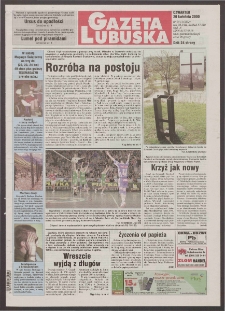 Gazeta Lubuska R. XLVIII [właśc. XLIX], nr 94 (20 kwietnia 2000). - Wyd. A