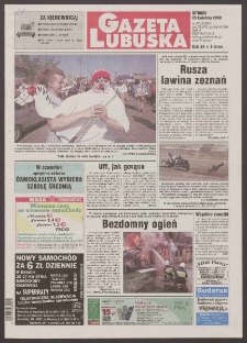 Gazeta Lubuska R. XLVIII [właśc. XLIX], nr 97 (25 kwietnia 2000). - Wyd. A