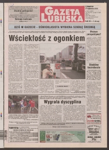 Gazeta Lubuska R. XLVIII [właśc. XLIX], nr 99 (27 kwietnia 2000). - Wyd. A