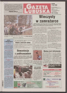 Gazeta Lubuska R. XLVIII [właśc. XLIX], nr 104 (5 maja 2000). - Wyd. A