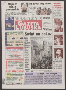 Gazeta Lubuska : magazyn R. XLVIII [właśc. XLIX], nr 123 (27/28 maja 2000). - Wyd. A