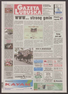 Gazeta Lubuska R. XLVIII [właśc. XLIX], nr 142 (19 czerwca 2000). - Wyd. A
