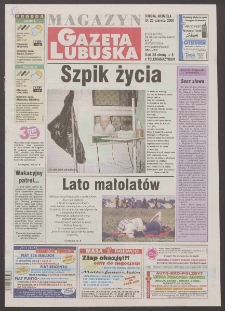 Gazeta Lubuska : magazyn R. XLVIII [właśc. XLIX], nr 146 (24/25 czerwca 2000). - Wyd. A