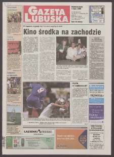 Gazeta Lubuska R. XLVIII [właśc. XLIX], nr 153 (3 lipca 2000). - Wyd. A