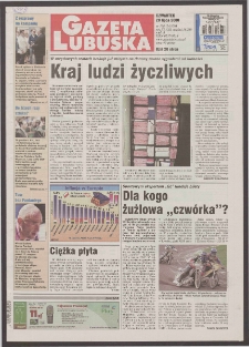 Gazeta Lubuska R. XLVIII [właśc. XLIX], nr 168 (20 lipca 2000). - Wyd. A