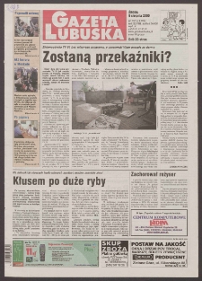 Gazeta Lubuska R. XLVIII [właśc. XLIX], nr 185 (9 sierpnia 2000). - Wyd. A