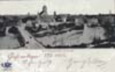 Żagań / Sagan; Gruss aus Sagan! Kaiser Wilhelm-Brücke und Altstadt