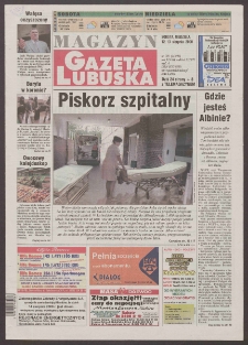 Gazeta Lubuska : magazyn R. XLVIII [właśc. XLIX], nr 188 (12/13 sierpnia 2000). - Wyd. A
