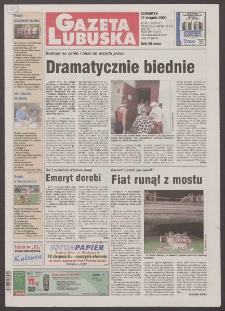 Gazeta Lubuska R. XLVIII [właśc. XLIX], nr 191 (17 sierpnia 2000). - Wyd. A