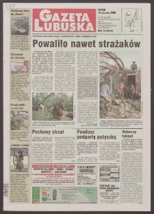 Gazeta Lubuska R. XLVIII [właśc. XLIX], nr 192 (18 sierpnia 2000). - Wyd. A