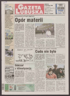 Gazeta Lubuska R. XLVIII [właśc. XLIX], nr 195 (22 sierpnia 2000). - Wyd. A