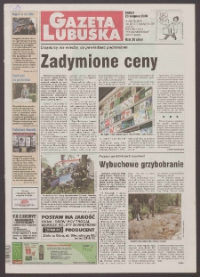 Gazeta Lubuska R. XLVIII [właśc. XLIX], nr 196 (23 sierpnia 2000). - Wyd. A