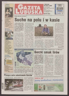 Gazeta Lubuska R. XLVIII [właśc. XLIX], nr 197 (24 sierpnia 2000). - Wyd. A