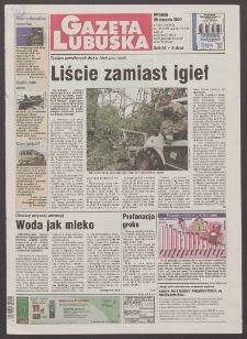 Gazeta Lubuska R. XLVIII [właśc. XLIX], nr 201 (29 sierpnia 2000). - Wyd. A