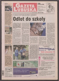 Gazeta Lubuska : Zielona Góra R. XLIX, nr 208 (6 września 2000). - Wyd. A