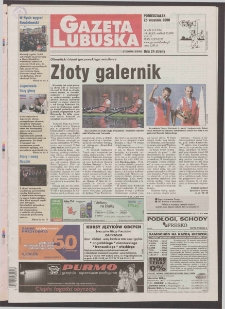 Gazeta Lubuska : Zielona Góra R. XLIX, nr 224 (25 września 2000). - Wyd. A