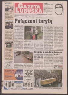 Gazeta Lubuska : Zielona Góra R. XLIX, nr 231 (3 października 2000). - Wyd. A
