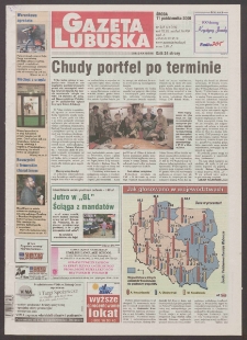 Gazeta Lubuska : Zielona Góra R. XLIX, nr 238 (11 października 2000). - Wyd. A