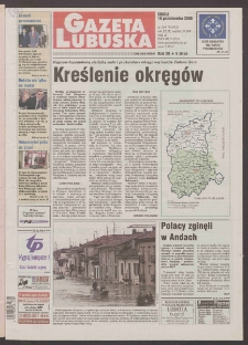 Gazeta Lubuska : Zielona Góra R. XLIX, nr 244 (18 października 2000). - Wyd. A