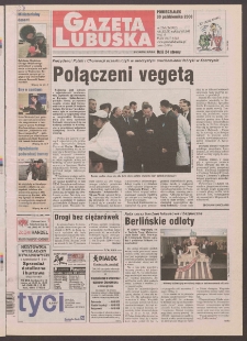 Gazeta Lubuska : Zielona Góra R. XLIX, nr 254 (30 października 2000). - Wyd. A