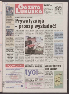 Gazeta Lubuska : Zielona Góra R. XLIX, nr 270 (20 listopada 2000). - Wyd. A