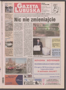 Gazeta Lubuska : Zielona Góra R. XLIX, nr 271 (21 listopada 2000). - Wyd. A