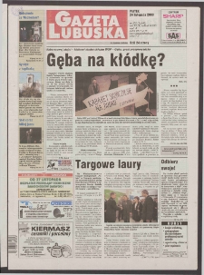 Gazeta Lubuska : Zielona Góra R. XLIX, nr 274 (24 listopada 2000). - Wyd. A